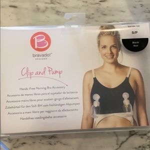 Clip & Pump Hands Free Nursing Bra Accessory